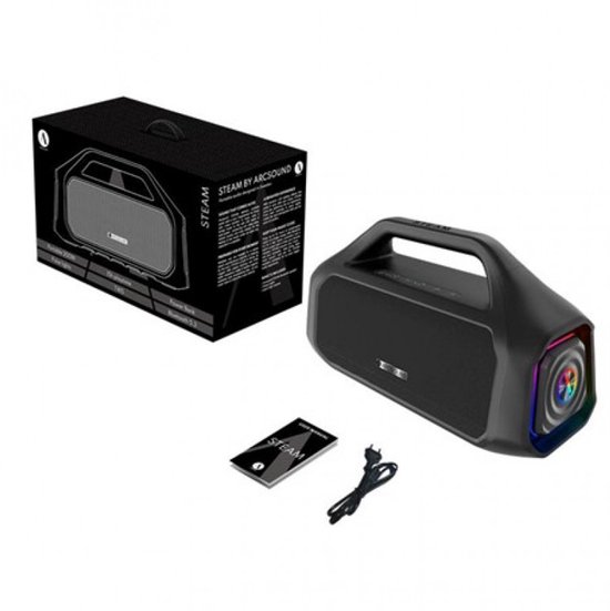 ARCsound STEAM BoomBox - 200WRMS ! / 15 uur Afspeeltijd / Draagbare Speaker / Zeer krachtig — afbeelding 3