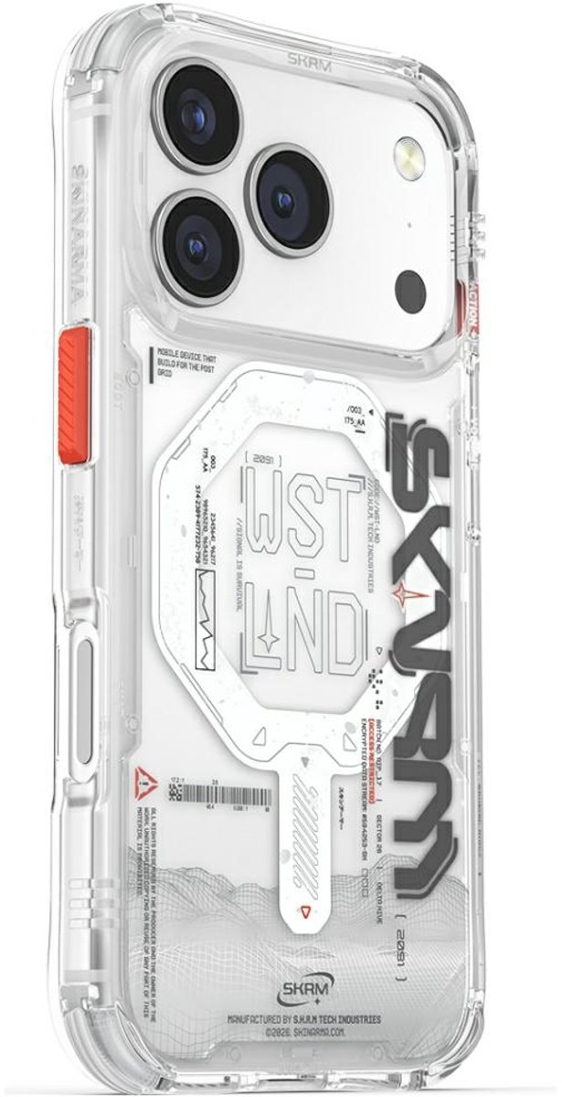 Skinarma Sonix Case Voor Iphone 17 Pro Magnetisch Opladen Met Transparante
