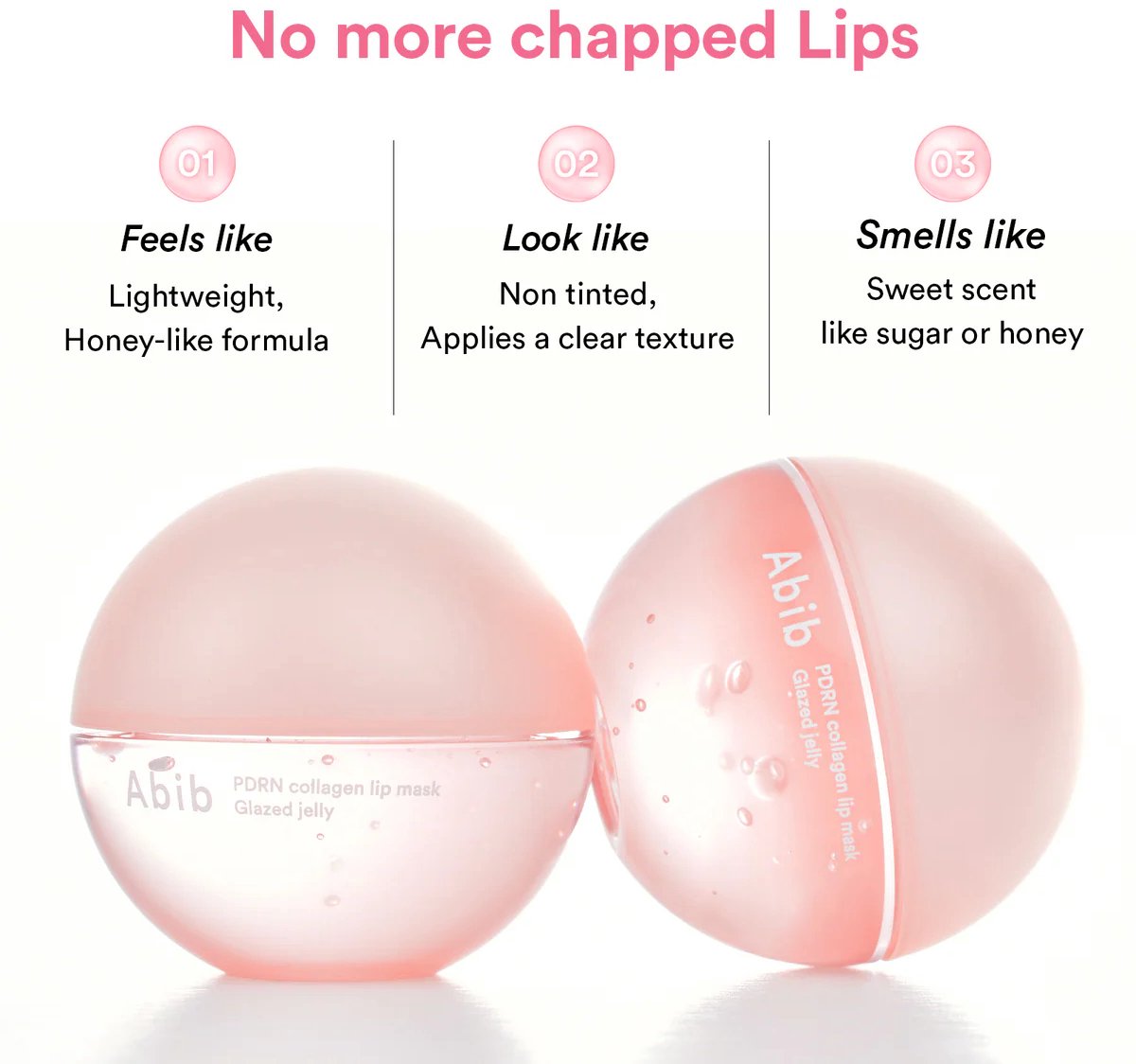 Abib - PDRN collagen lip mask Glazed jelly-Dryness, Overnight Night Care, and Anti-Aging & Wrinkle -11G — cadeau in Verzorging - foto 4