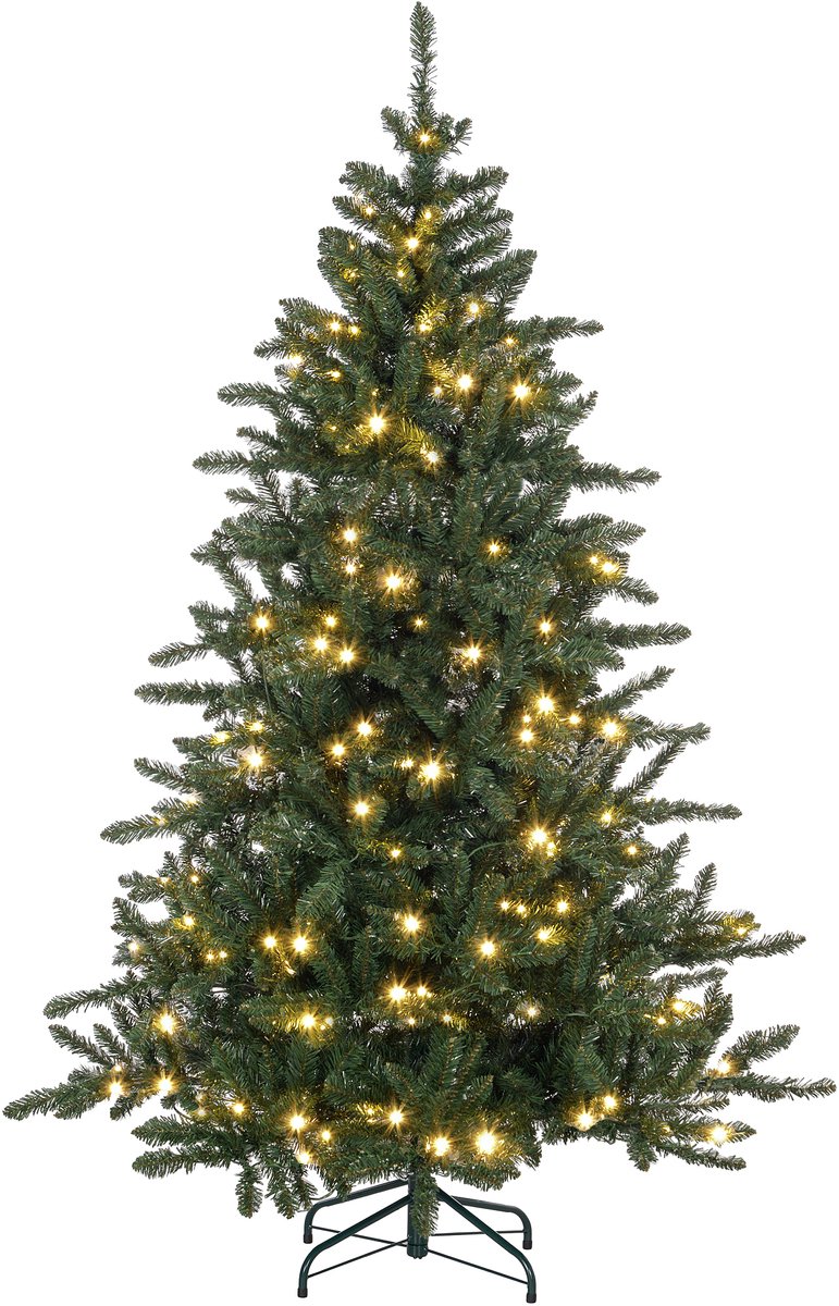 HOMCOM Kerstboom - Kunststof - 117x117x180cm - Groen