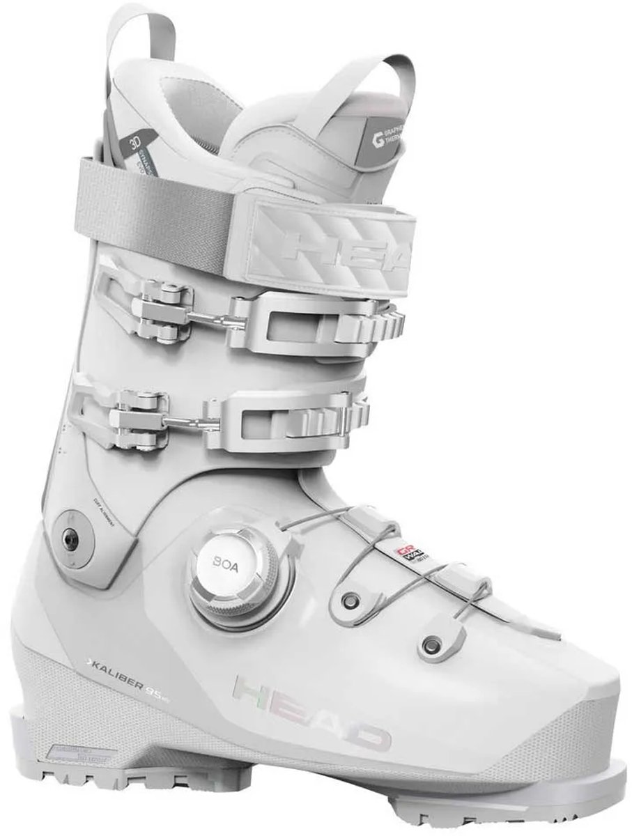 Head Kaliber 95 Mv Gw Boa Alpineskischoenen Voor Dames 23.5 Vrouw Wit