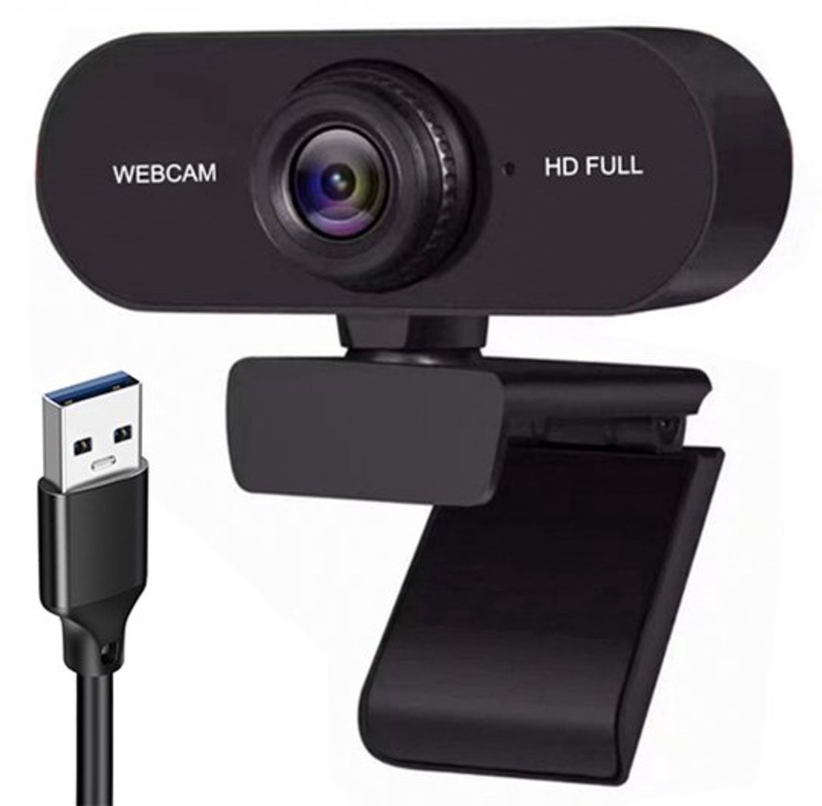 Webcam voor PC - 1080P Full HD - HD Pro Webcam - Voor Laptop en PC - Geschikt Voor Windows en Mac - Streaming Camera - Laptop - Office - Gaming