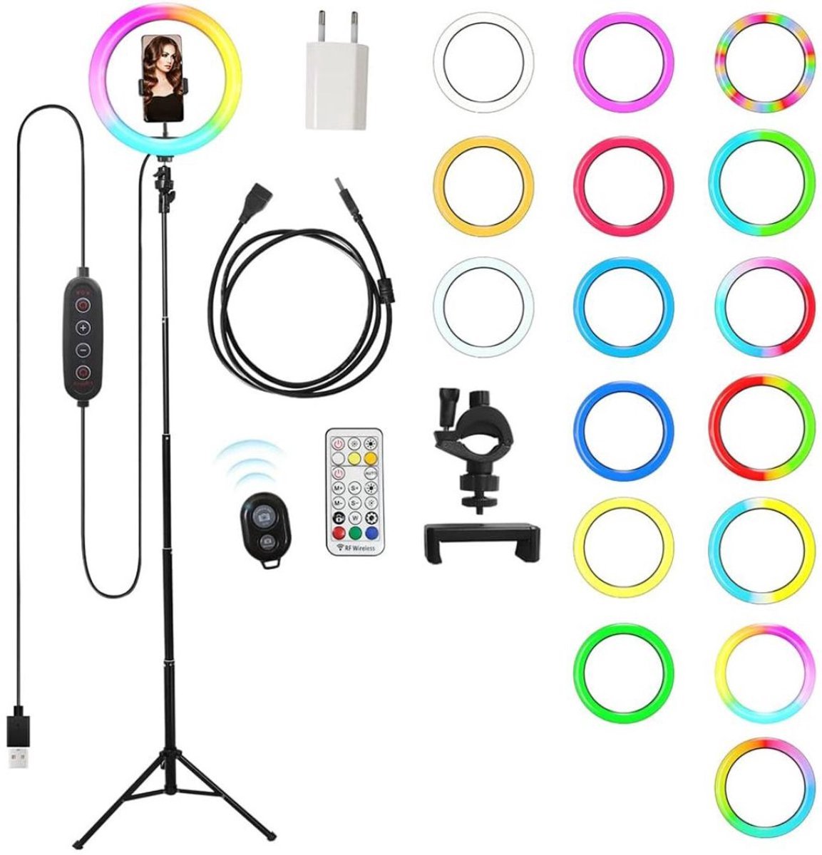 Thuys – Ringlamp Met Statief – Ring Light – Verstelbaar – Led Verlichting
