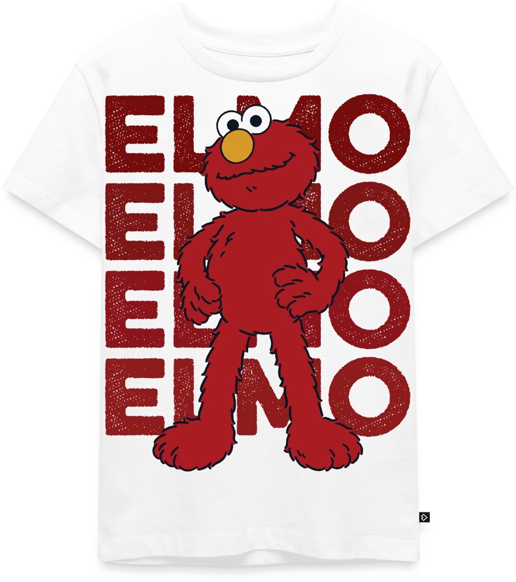 Sesamstraat Elmo Pose Premium T Shirt Kinderen