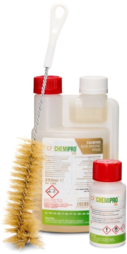 Brew Monkey - Bierbrouw reinigingsset - Zelf bier brouwen - Verjaardagscadeau voor Mannen