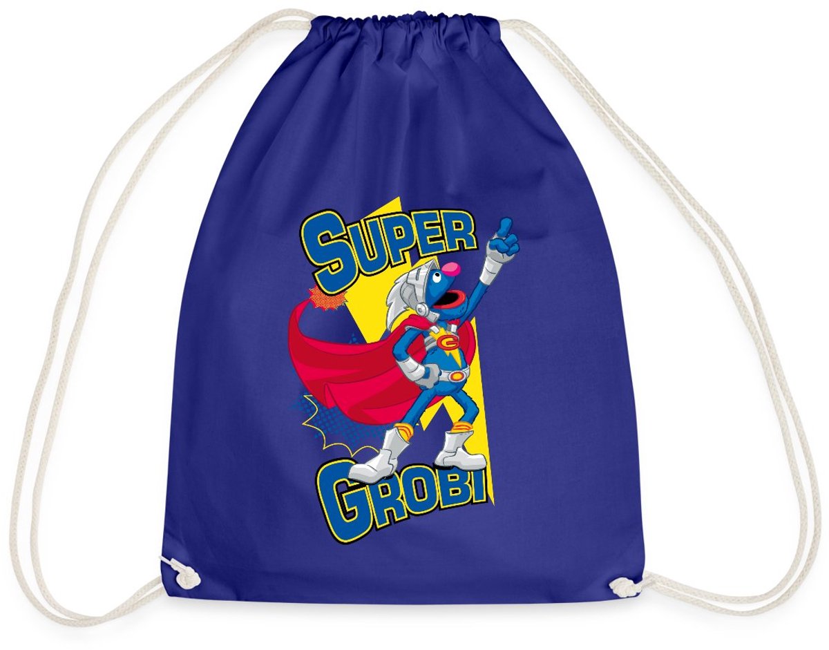 Sesamstraat Super Grobi Superheld Gymtas