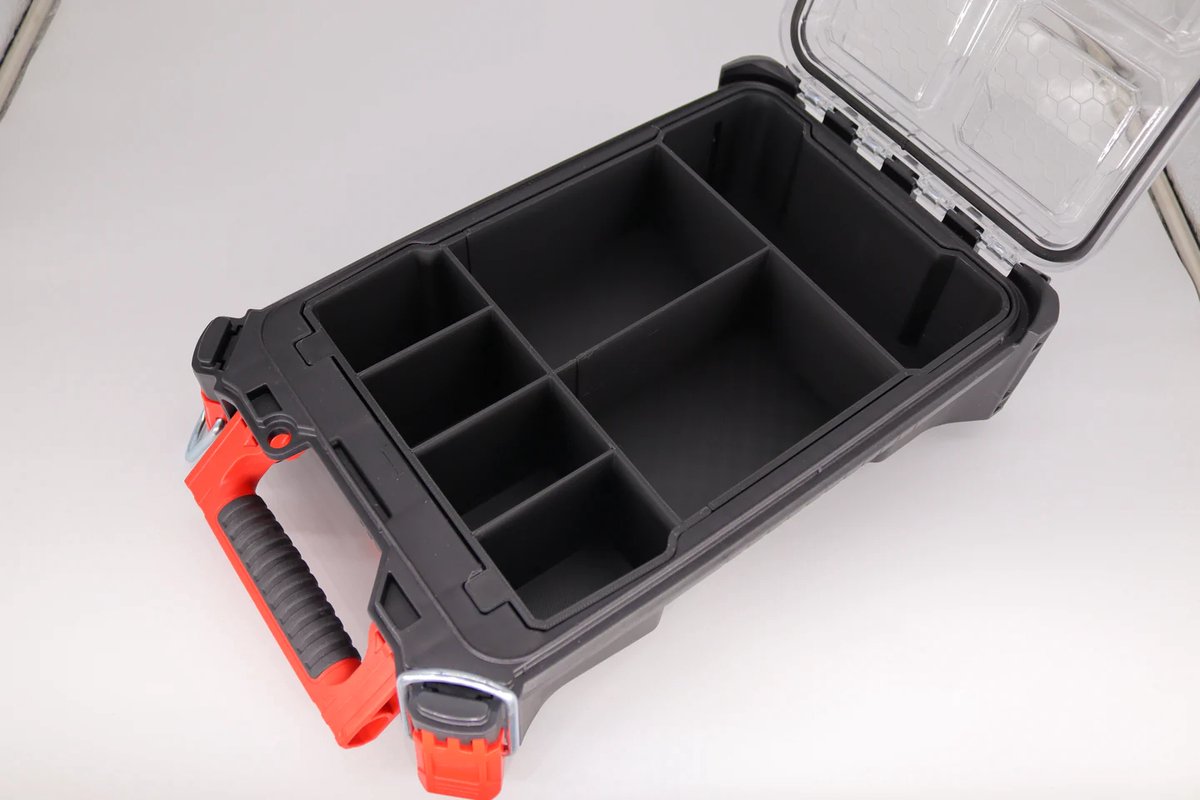 Milwaukee Packout Compact box inzet assortiment #2 – Professioneel 3D geprint | Organizer voor gereedschap | Packout accessoire