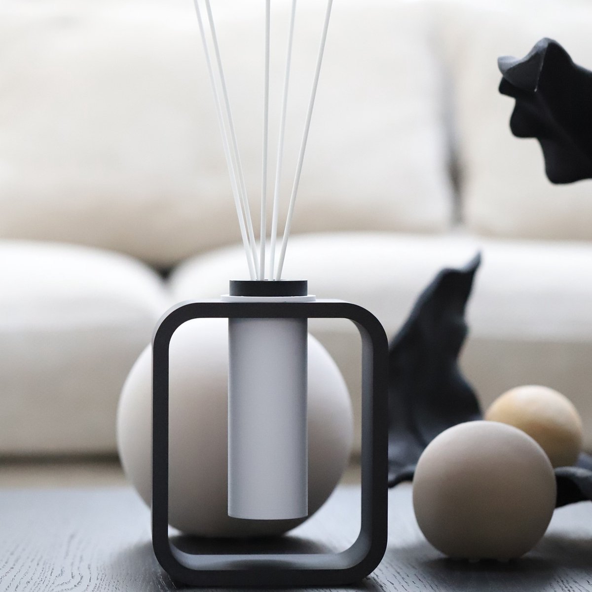 Destiny geurstokjes amber oak diffuser 200ml uniek 3d geprint design van gerecycled kunststof handgemaakt in nederland