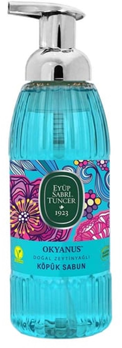 Eyüp Sabri Tuncer – Oceaan Met 100 % natuurlijke Olijfolie – Schuimzeep Met Pomp – 500 ML