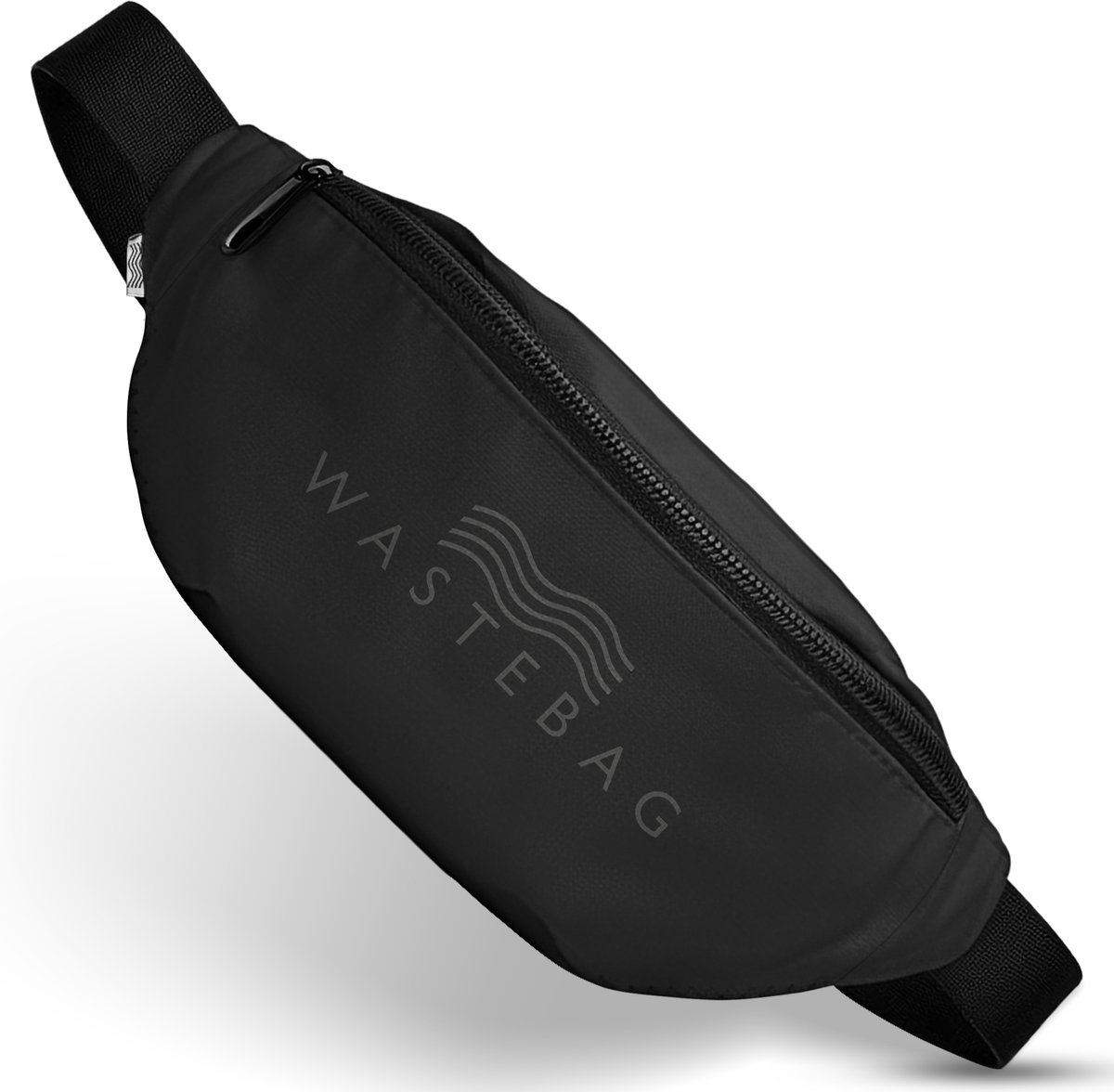 Heuptas - Unisex - Fannypack - Anti-diefstal Heuptasje – Ook draagbaar als Buideltas of Buiktas – Zwart - Wastebag
