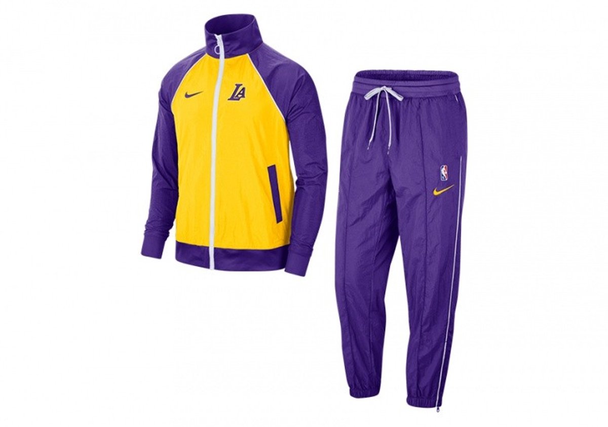 Nike NBA Los Angeles Lakers Courtside 75 Amarillo Paars