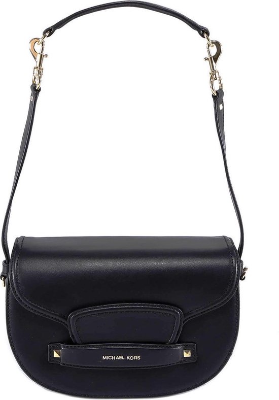 Michael Kors Cary Medium Saddle Bag Dames Crossbodytas Black bol
