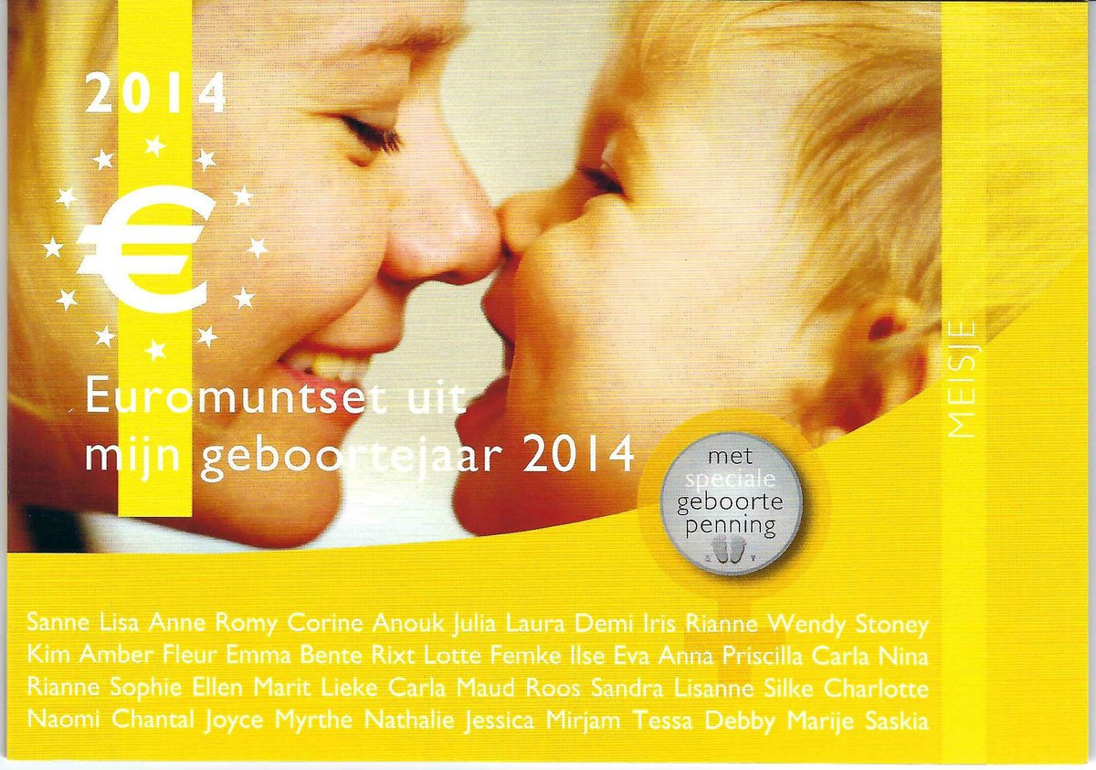Geboorteset baby meisje 2014