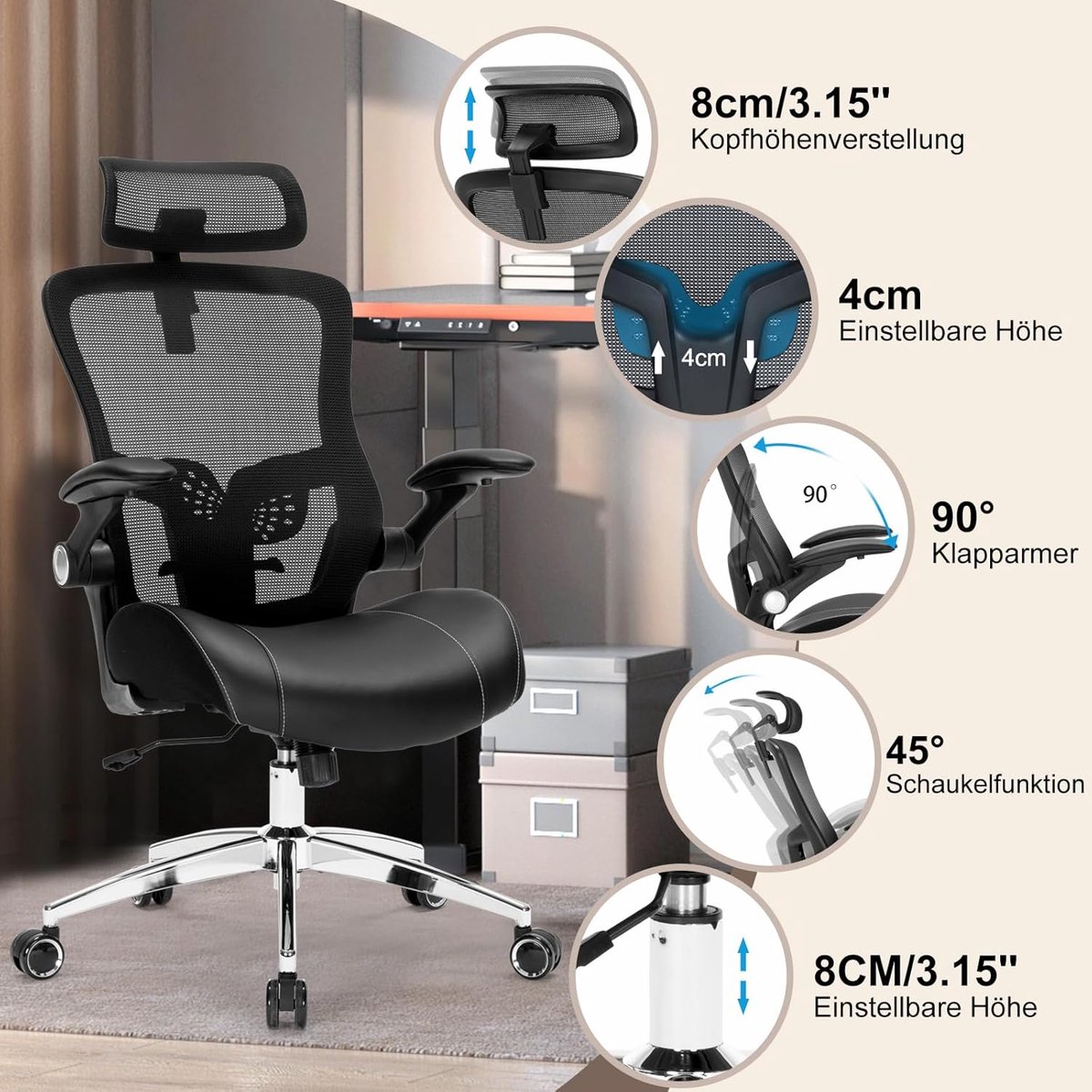 Bureau Zwart - Medahomestore