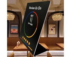 Google Review Display Zwart – NFC Reviews