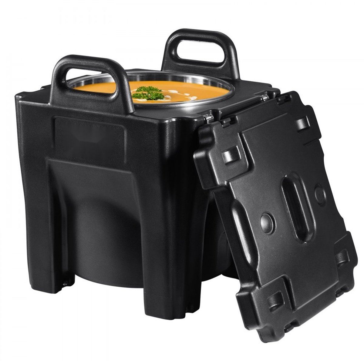 Geïsoleerde voedselcontainer - Thermobox & warmhoudbox voor catering - 32 Liter - Stapelbaar - Bovenlader - RVS Binnenvat - Sluitgespen & Geïntegreerde Handgrepen