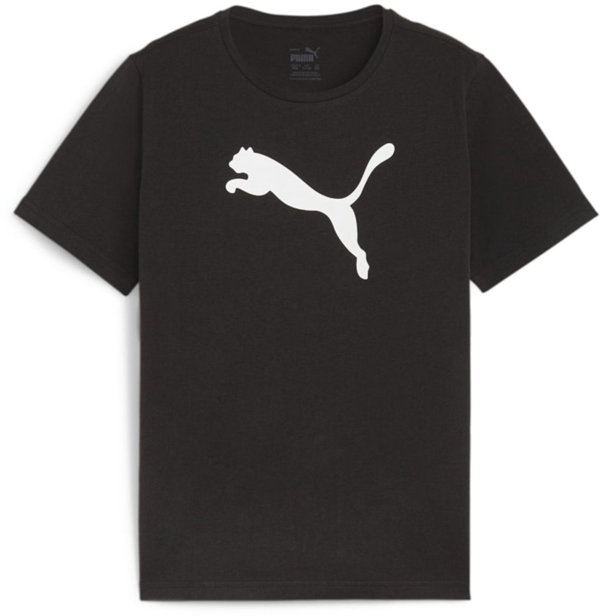 Puma Kinder Shirt TeamRISE Logo Jersey Cotton Jr 658707 Puma -Puma -176 Zwart