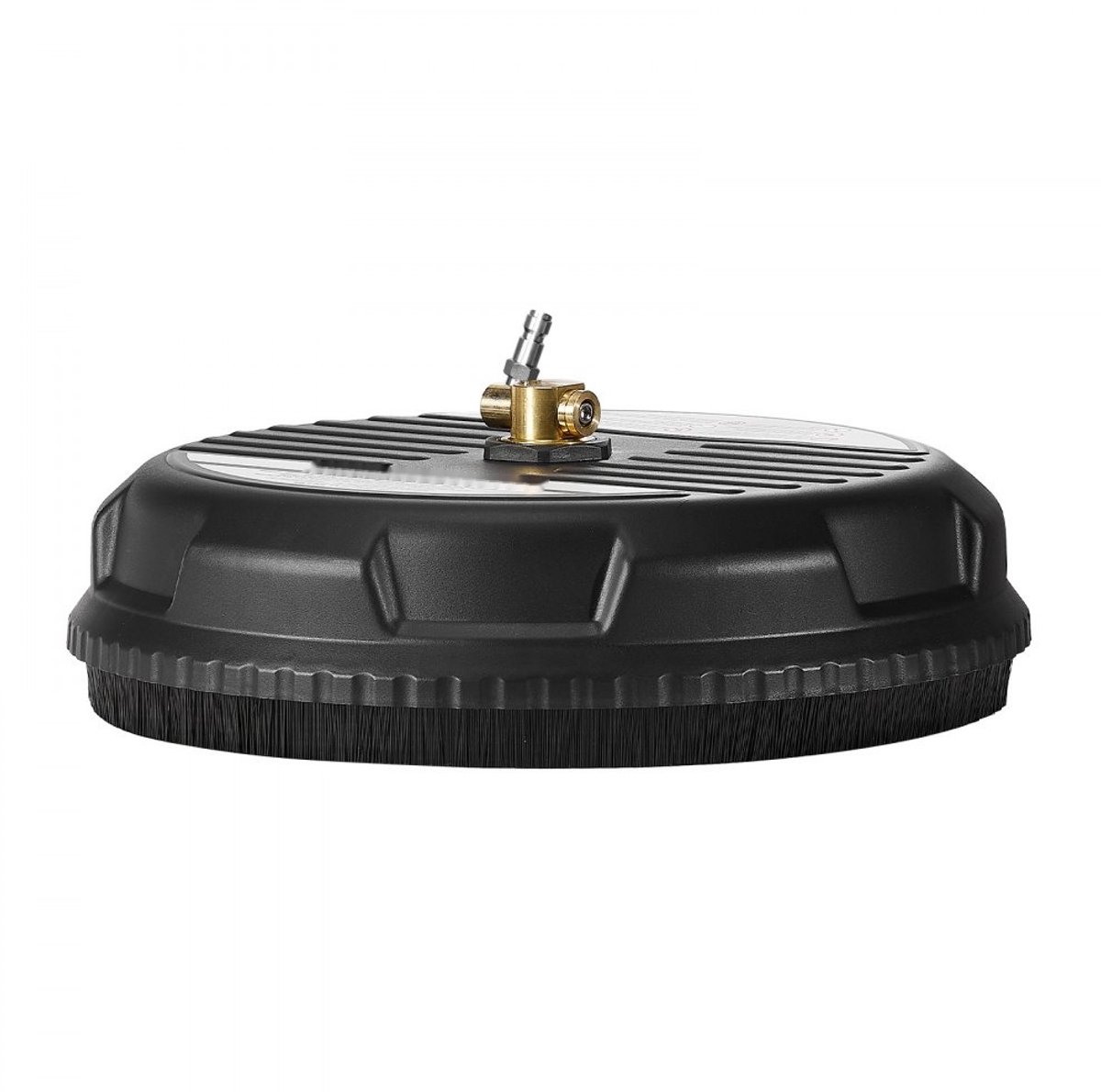 Oppervlaktereiniger voor Hogedrukreiniger - Terrasreiniger op Wielen - Diameter 38,5 cm - Max 276 bar - Aansluiting 0,635 cm - 2 sproeikoppen - Voor beton & bestrating - Zwart