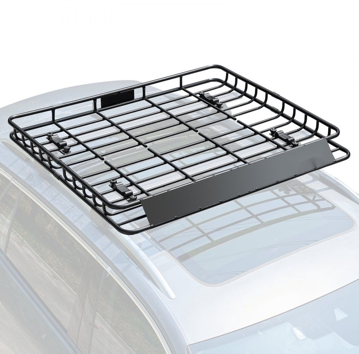 Dakdrager - Dakbagagerek - Universeel - Roestvrij Staal - 109,5 x 127 x 10,5 cm - Max. 68 kg Draagvermogen - Voor SUV's