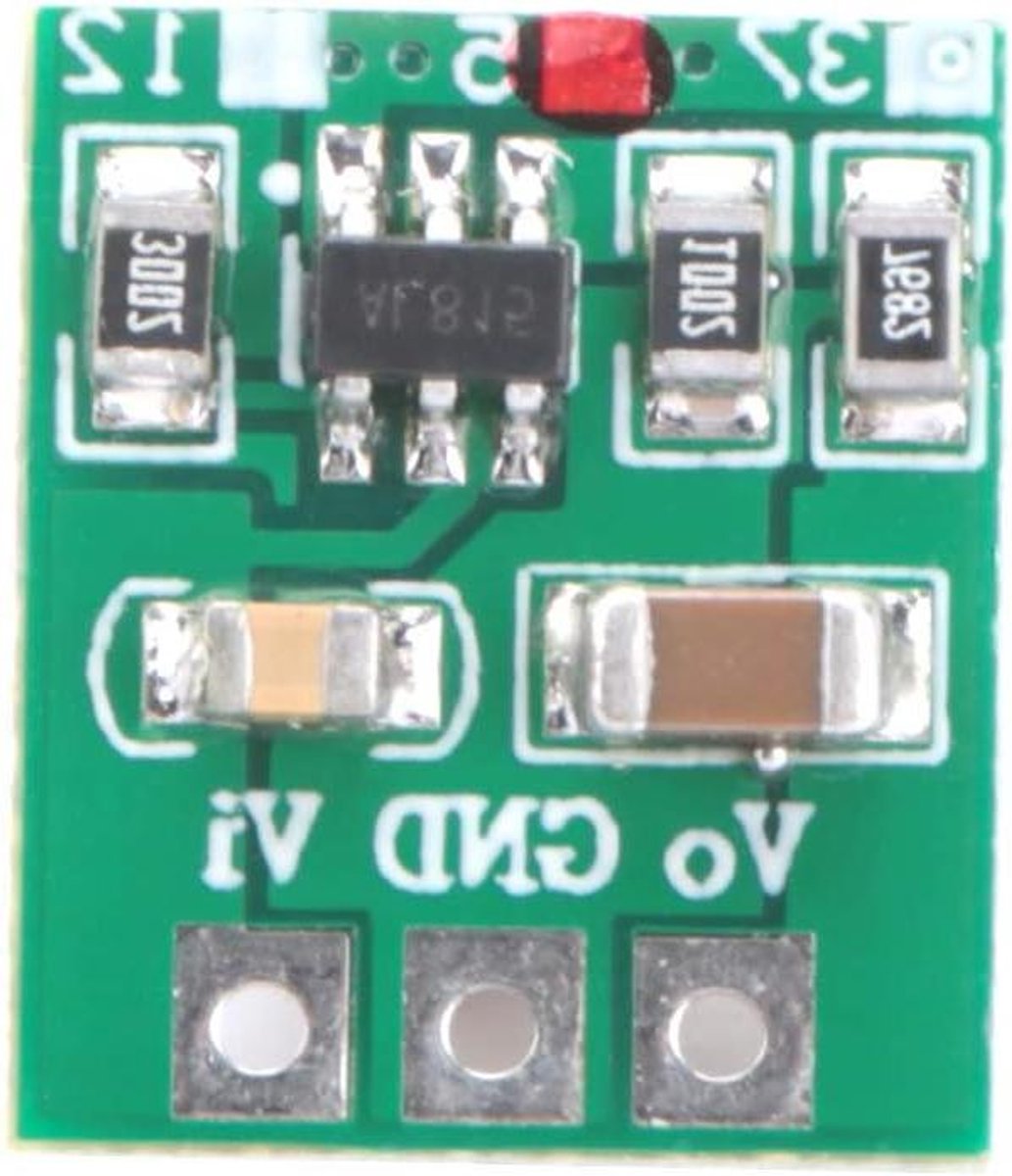 EGoods - DC-DC step-up converter 3,7 V naar 5 V, 12 V voedingsmodule met spanningsregelaar