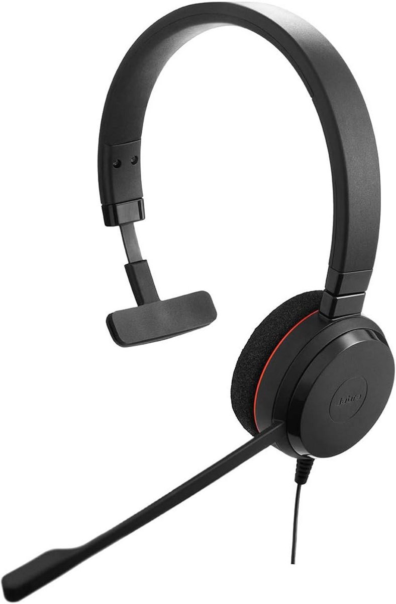 Professionele VoIP Headset met Noise Cancelling - USB-A met Controller - Zwart