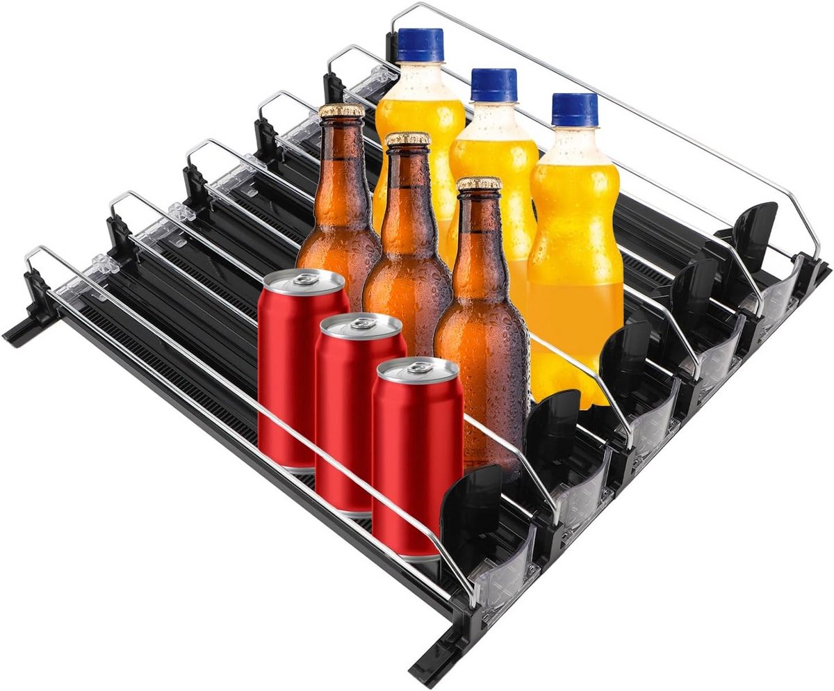 Drankorganizer voor Koelkast met Automatische Pusher voor Maximale Ruimtebesparing