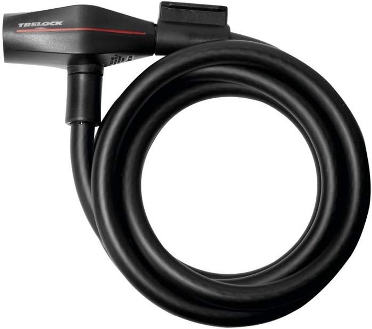Sterk Spiraalkabelslot Fiets - 180 cm Lang en 12 mm Dik - Zwart