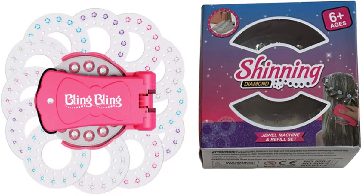 Blinger - Glitter Blinger - Hair Gems - Haar Glitters - Blingerset - + extra glittersteentjes doos
