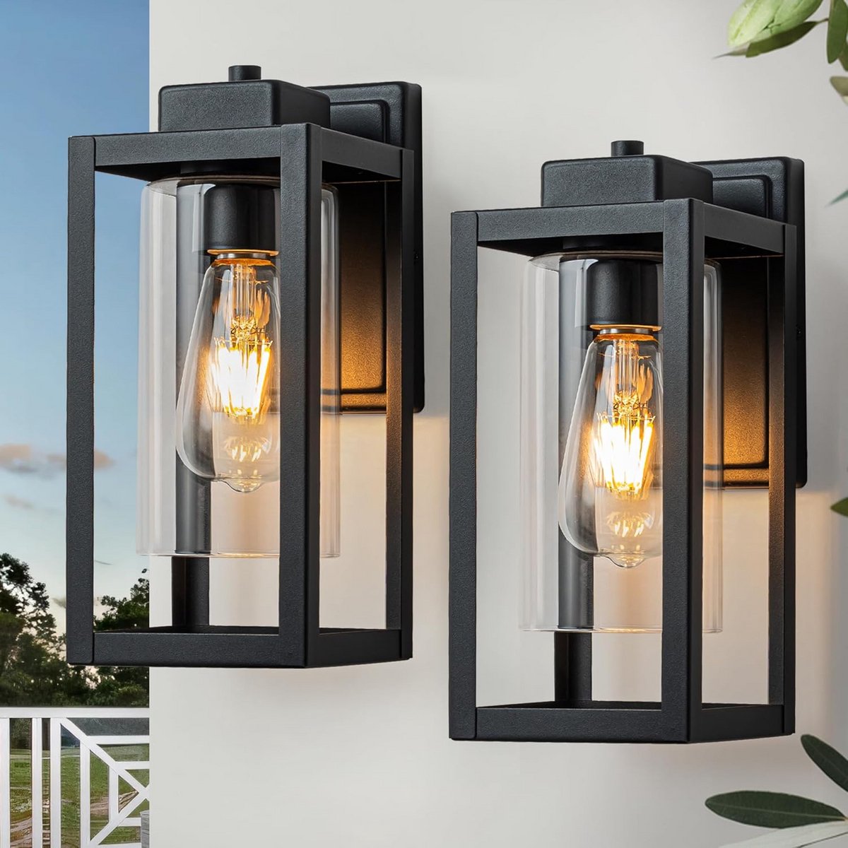 Klassieke Buiten Wandlamp E27 - Waterdicht IP44 - Mat Zwart - Geschikt voor Tuin en Terras
