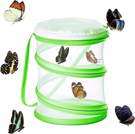 Insect Halter Foldable Butterfly Cage - Stick Insect Fence - Portable Design - Insect ...