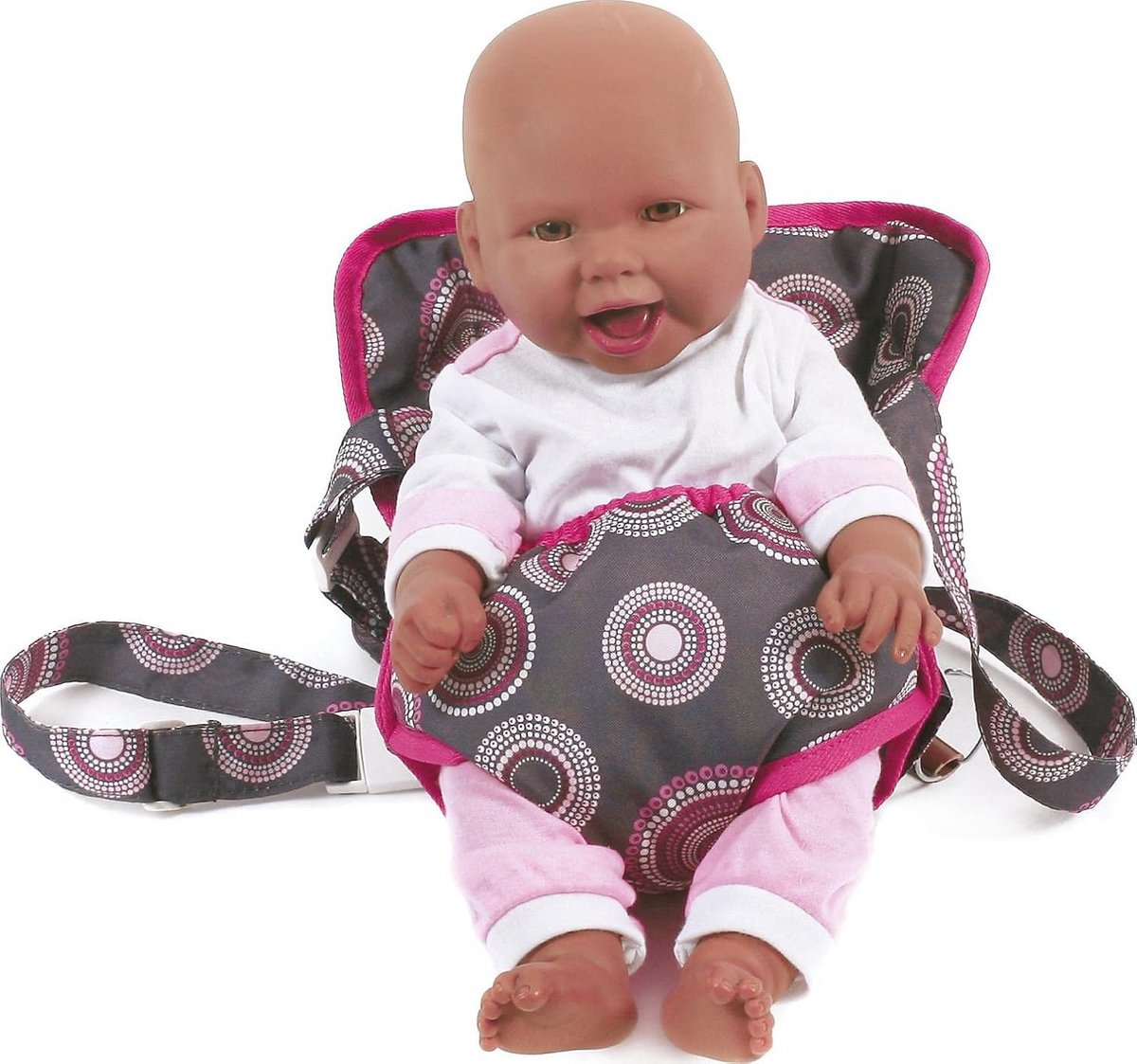 Poppendrager voor Babypoppen - Roze, Verstelbare Draagriemen & Accessoires