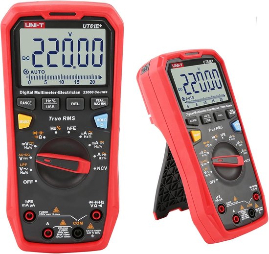 Total Multimeter True Rms Digitale Multimeter Tester met True RMS en Auto Range | bol