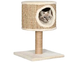 Krabpaal Cato met Kattenhuis Compact Kattenmeubel – 31 cm