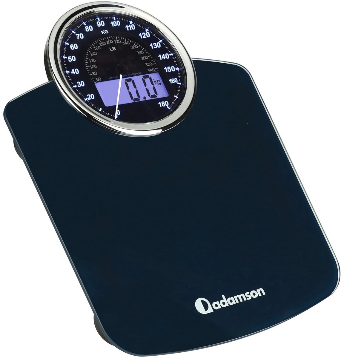 Hybride personenweegschaal 2-in-1 met groot display en achtergrondverlichting - tot 180 kg