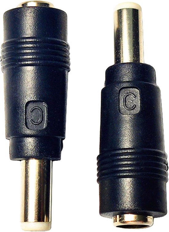 Stroomadapter DC Adapter Set 5.5x2.5mm naar 5.5x2.1mm - Universele ...