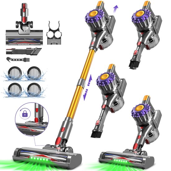 Fukstern Steelstofzuiger Draadloos (EAN: ...0132) - Fukstern - €89,99