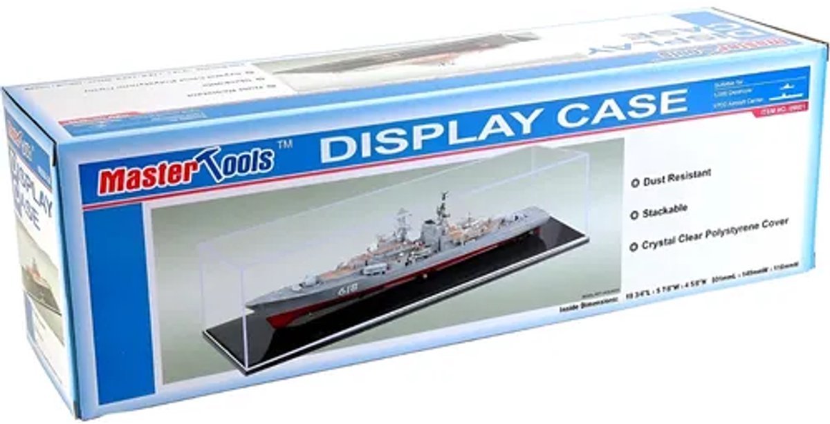 Master Tools Modelbouwpakket - 09801 Display Case 501x149x116 mm Display case - MasterTools - Modelbouw
