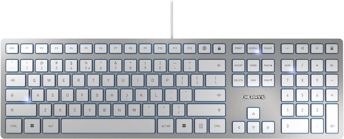 Dun en Stil Toetsenbord met USB-A Aansluiting - Ultraplat en Modern Design