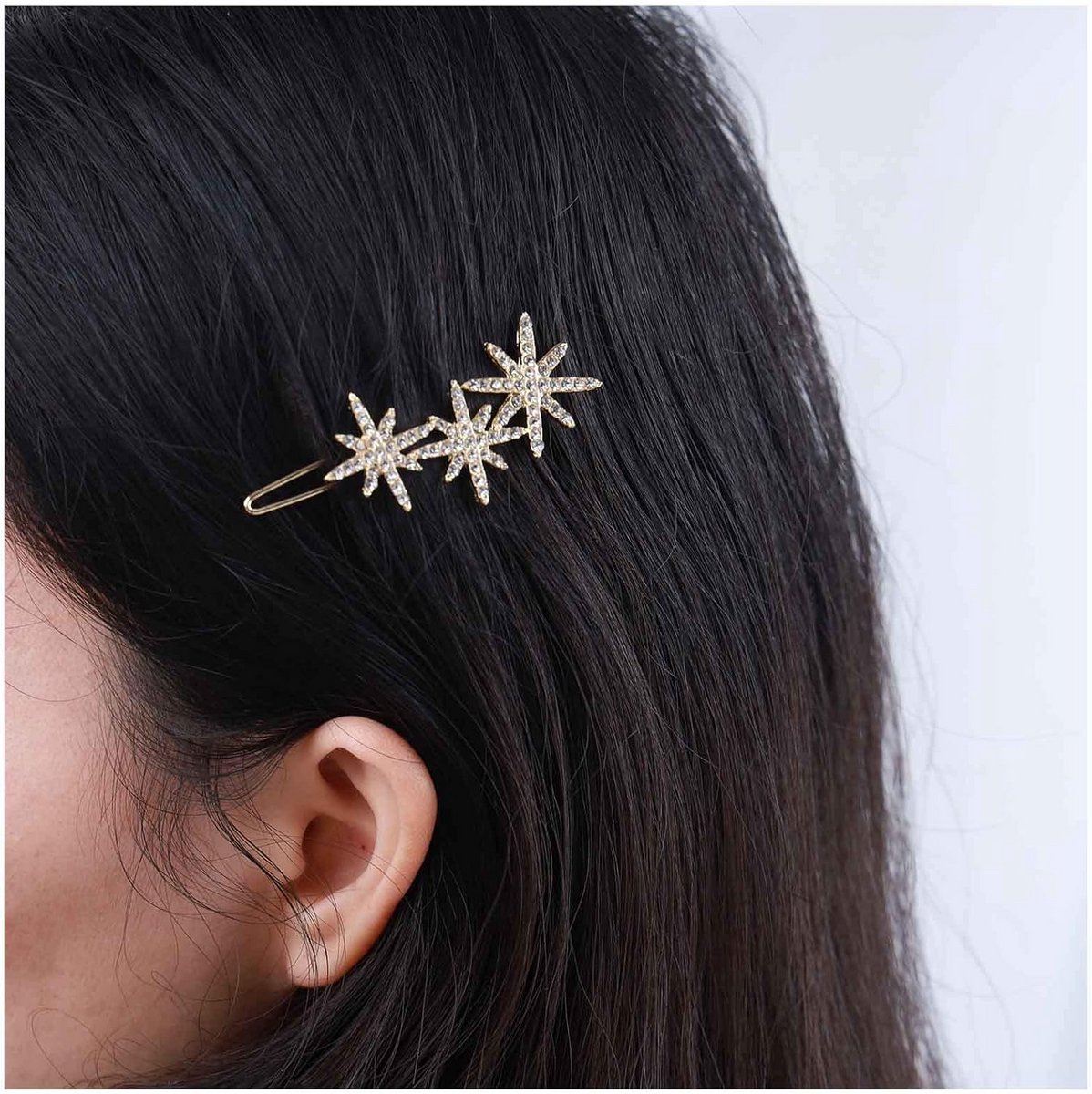 Vintage Kristallen Ster Haarspeld voor Bruiloft - Glinsterend Accessoire