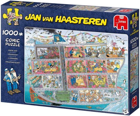 Jan van Haasteren - Cruiseschip - 1000 stukjes puzzel - Legpuzzel