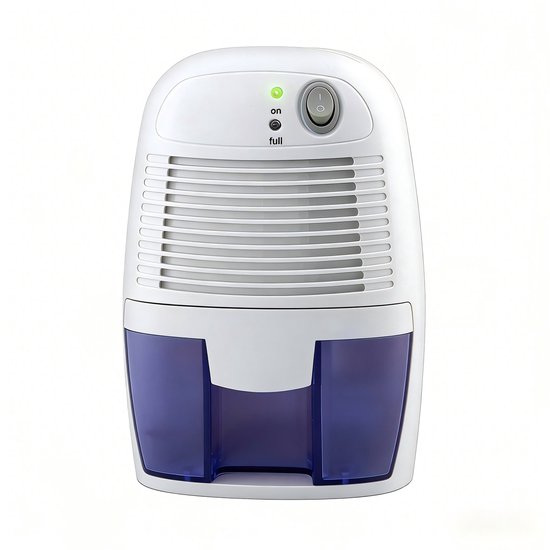 Luchtontvochtiger - Luchtontvochtigerslaapkamer - Luchtontvochtiger Badkamer - 500 ml - voor het bestrijden van vocht, schimmel en condens - voor huis, keuken, slaapkamer, caravan, kantoor en garage - wit en blauw