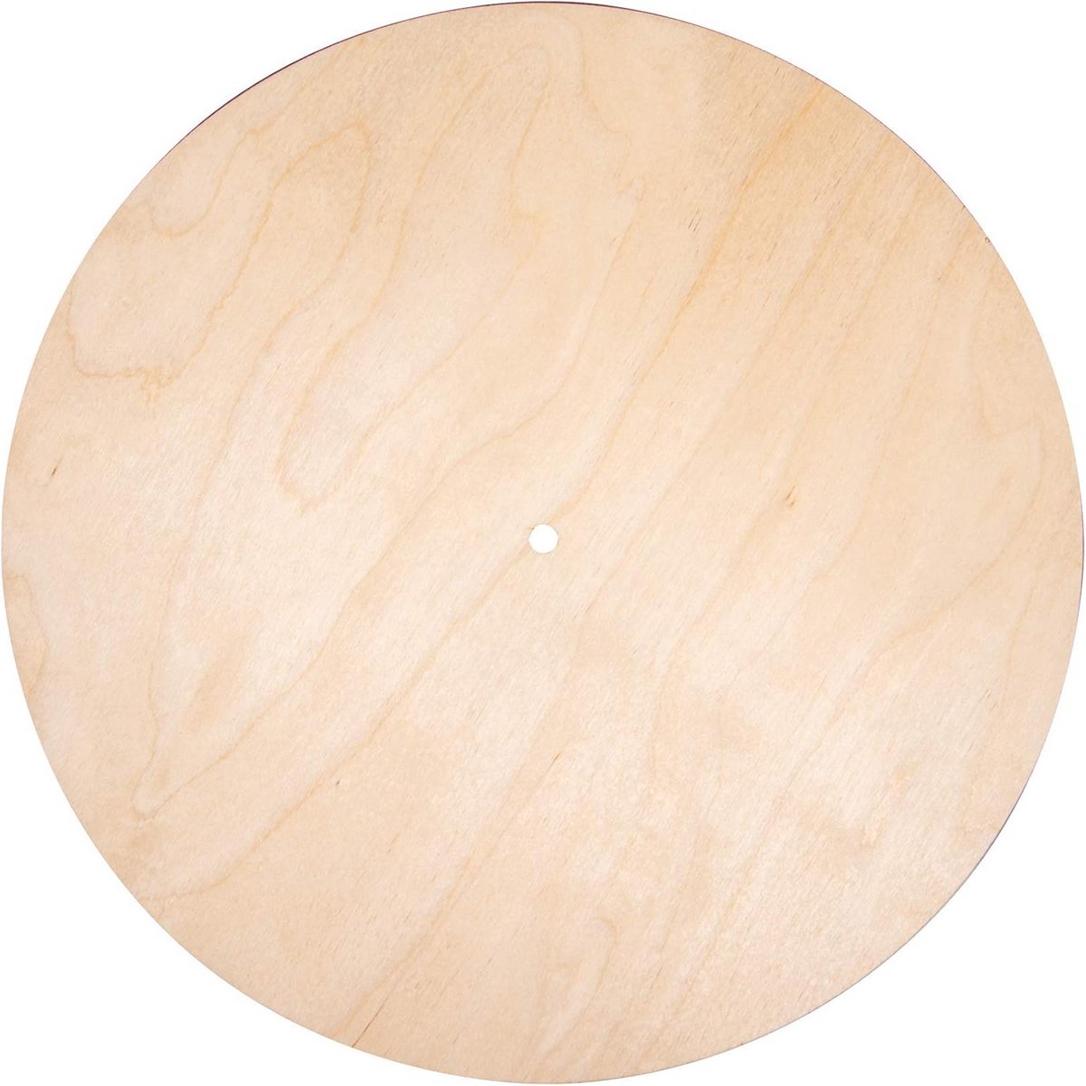 Ronde houten horlogeplaat 30 cm - DIY wandklok maken