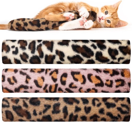 Andiker Kattenspeelgoed – 3 Stuks Pluche Visjes Met Kattenkruid, Interactief En Schattig Voor Binnenkatten