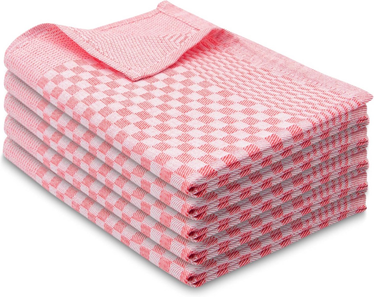 Set van Grote Keukendoeken 100% Katoen Absorberend en Duurzaam in Verschillende Kleuren