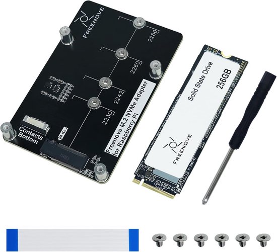 M.2 NVMe Adapter voor Raspberry Pi 5 met SSD | Snelle Opslag ...
