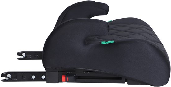 Cabino Zitverhoger Auto – Isofix – i-Size R129 – Autostoel Booster met Armleuningen – Zwart — afbeelding 4