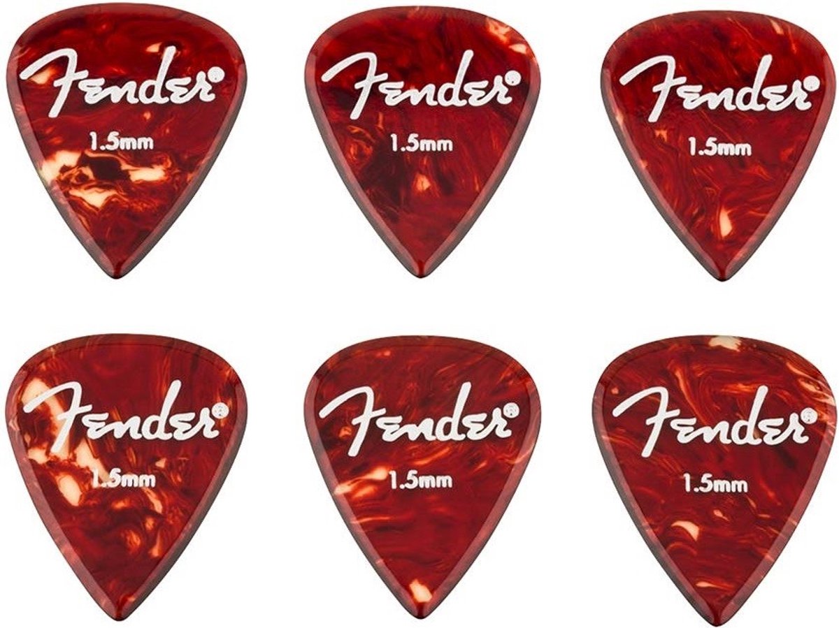 Fender Aero acrylic Plectrum 1.50 mm 6-pack