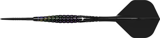 Mission Black Opal 95% Tungsten Dart Set, Steel Tip Darts - Aggressieve Grip Barrel, 22G / 24G / 26G - Professionele Steeltip Darts, Zwart PVD Design van Mission — afbeelding 2