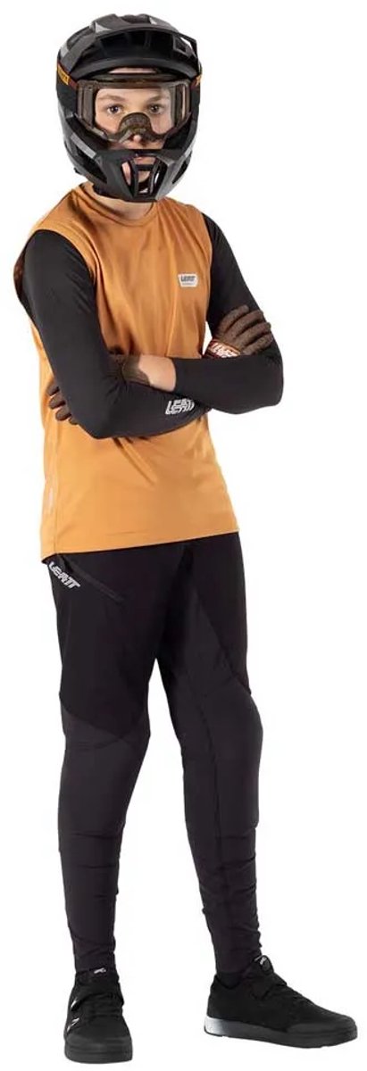 Leatt Gravity 1.0 Jr Mtb T-shirt Met Lange Mouwen cm Jongen Rust