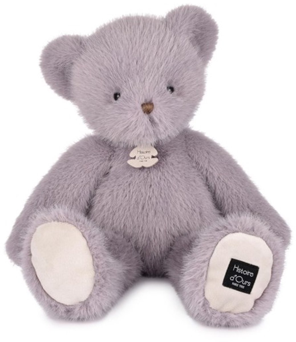 Pluche Beer Clementin Grijs Lavendel (38cm)